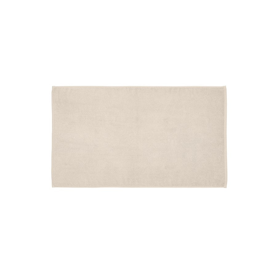 Blomus Tuyo Organic Cotton Bathmat/Rectangle, Moonbeam (Beige) - 67336