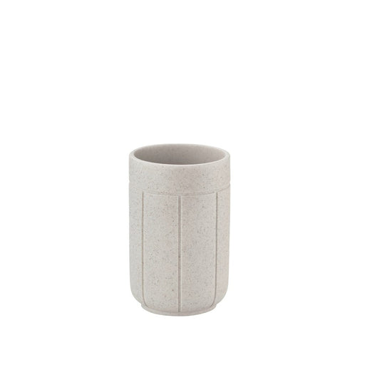 Blomus Kua Bathroom Tumbler, Moonbeam/Beige