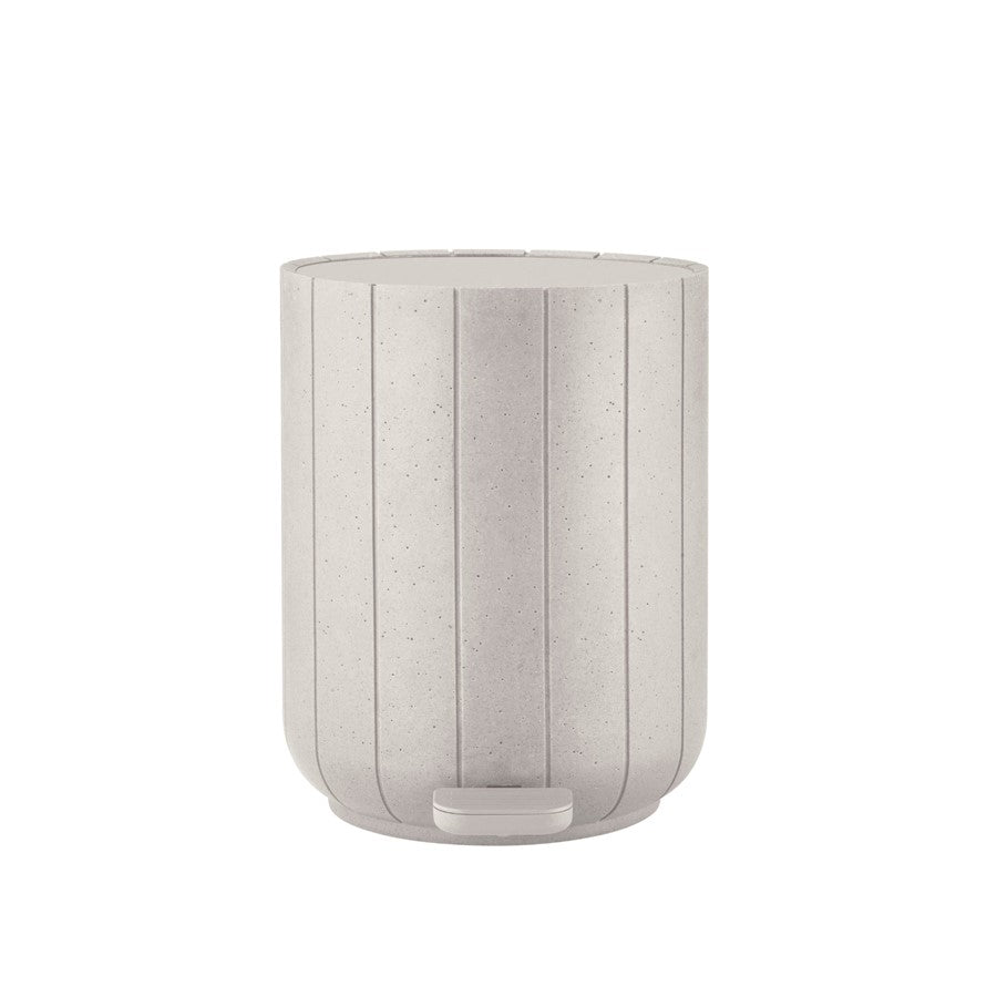 Blomus Kua Pedal Bin Wastepaper Basket, Moonbeam/Beige