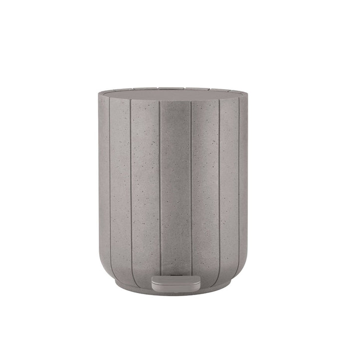 Blomus Kua Pedal Bin Wastepaper Basket, Micro Chip/Grey