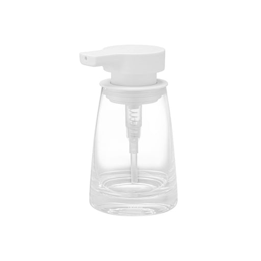Blomus Ava Soap Dispenser, Clear Glass/White Pump