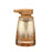 Blomus Ava Soap Dispenser, Tan Glass/Tan Pump