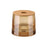 Blomus Ava Glass Storage Container, Tan Glass/Tan Lid