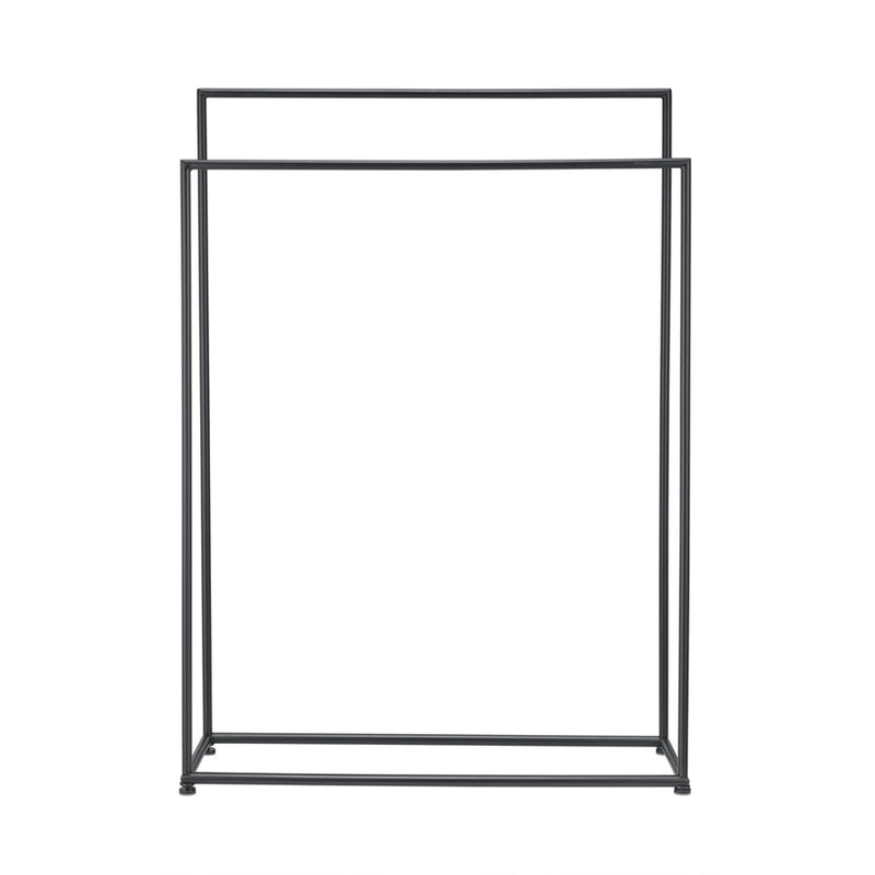Blomus Modo Free Standing Towel Rack, Black Powdered Coated Stainless