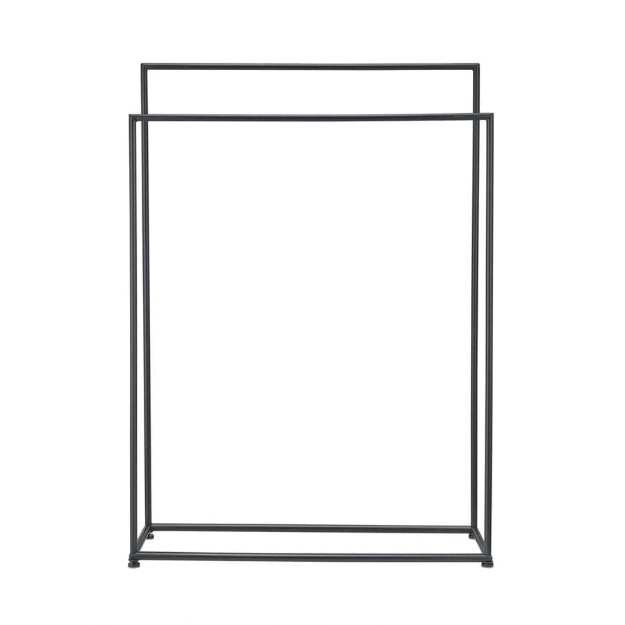 Blomus Modo Free Standing Towel Rack, Black Powdered Coated Stainless