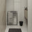 Blomus Modo Free Standing Towel Rack, Black Powdered Coated Stainless