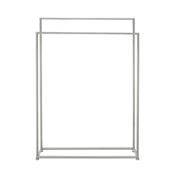 Blomus Modo Free Standing Towel Rack, Brushed Stainless Steel