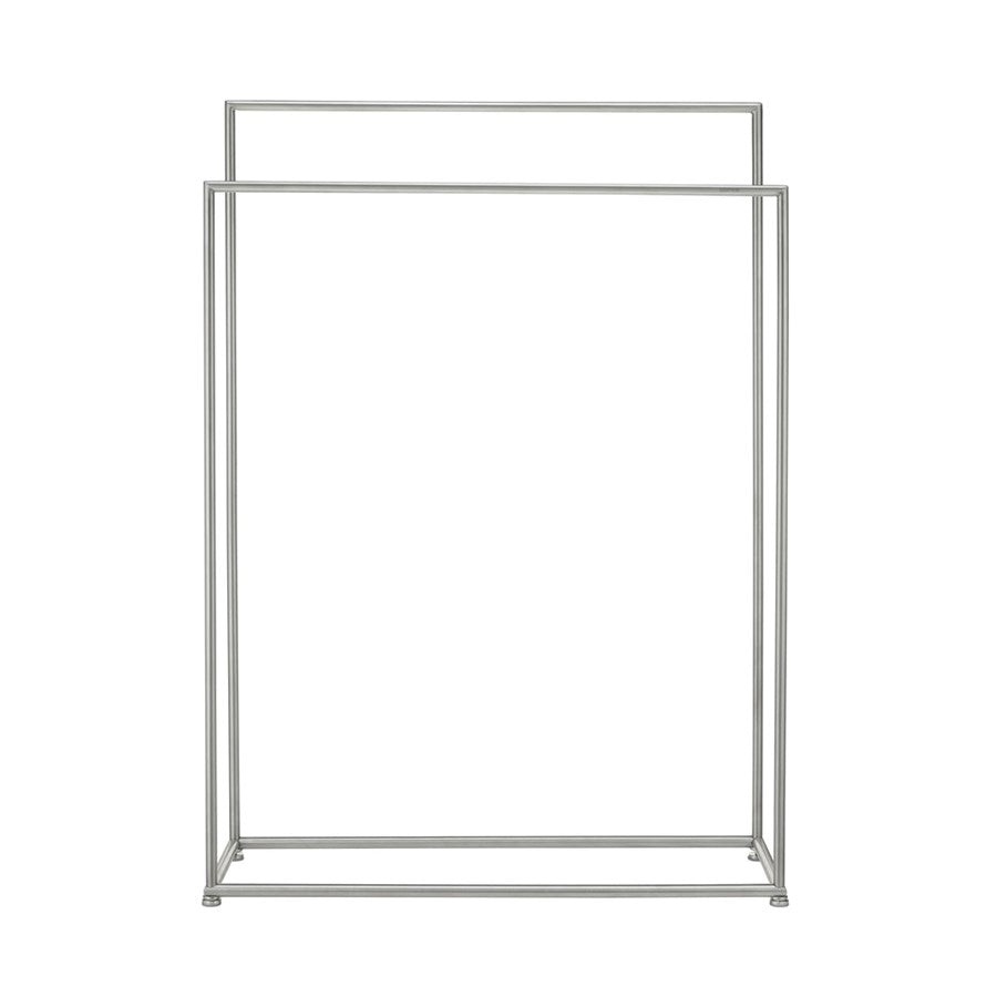 Blomus Modo Free Standing Towel Rack, Brushed Stainless Steel