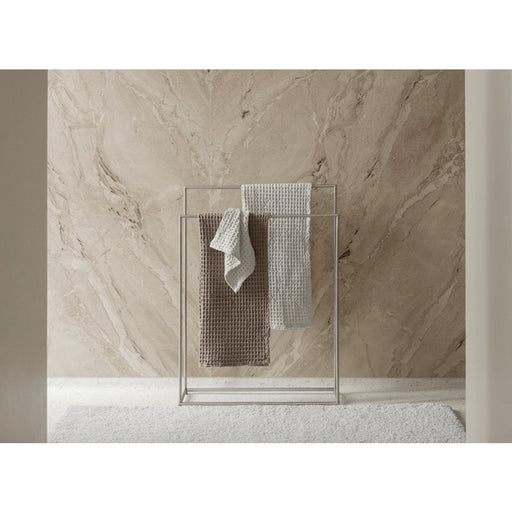 Blomus Modo Free Standing Towel Rack, Brushed Stainless Steel