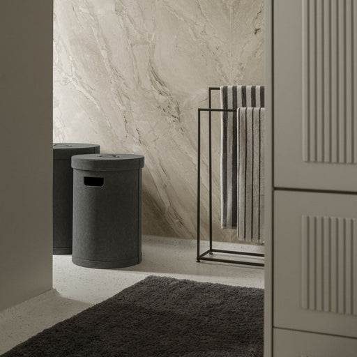 Blomus Tuufa Ultra Thick Bathmat/Square, Magnet (Charcoal)