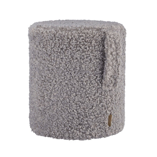 Blomus Teddy Upholstered Pouf, Sharkskin/Grey - 68071