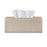 Blomus Sahla Faux Suede Tissue Box, Nomad/Light Tan