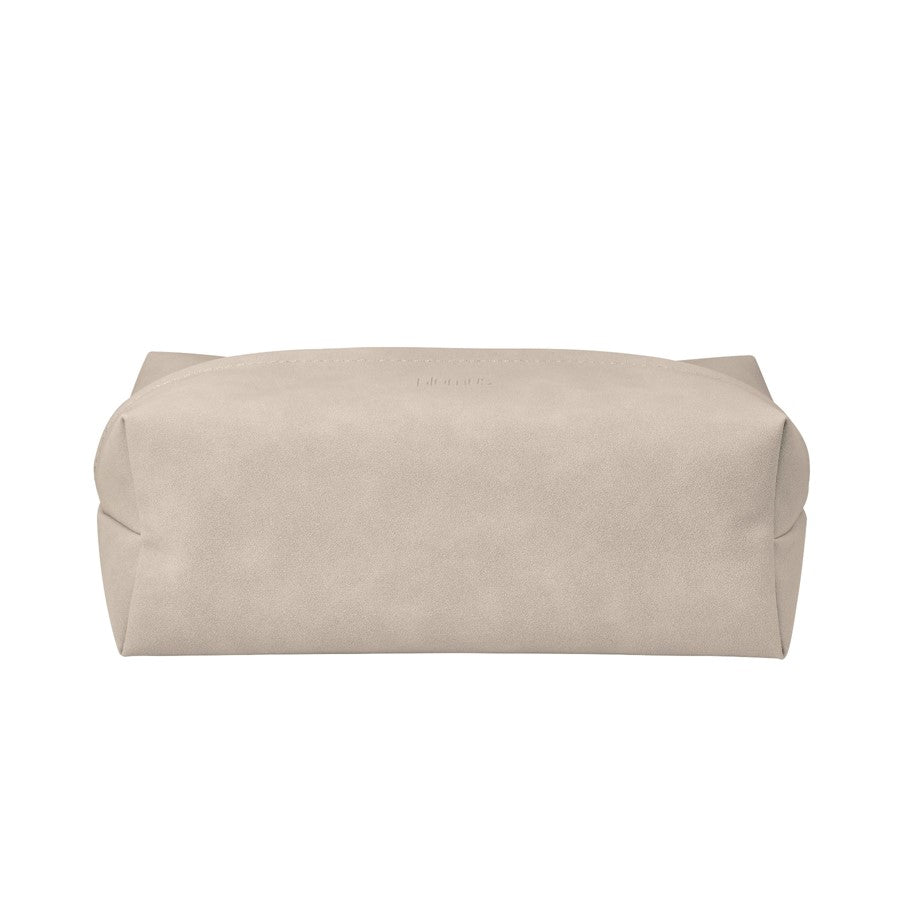 Blomus Sahla Faux Suede Tissue Box Cover, Nomad/Light Tan