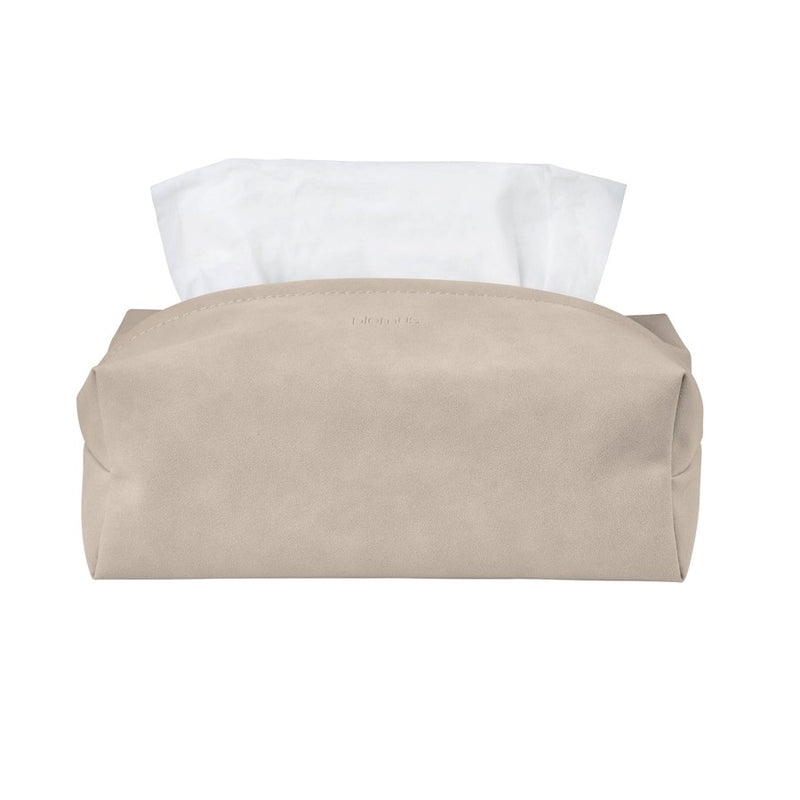 Blomus Sahla Faux Suede Tissue Box Cover, Tan