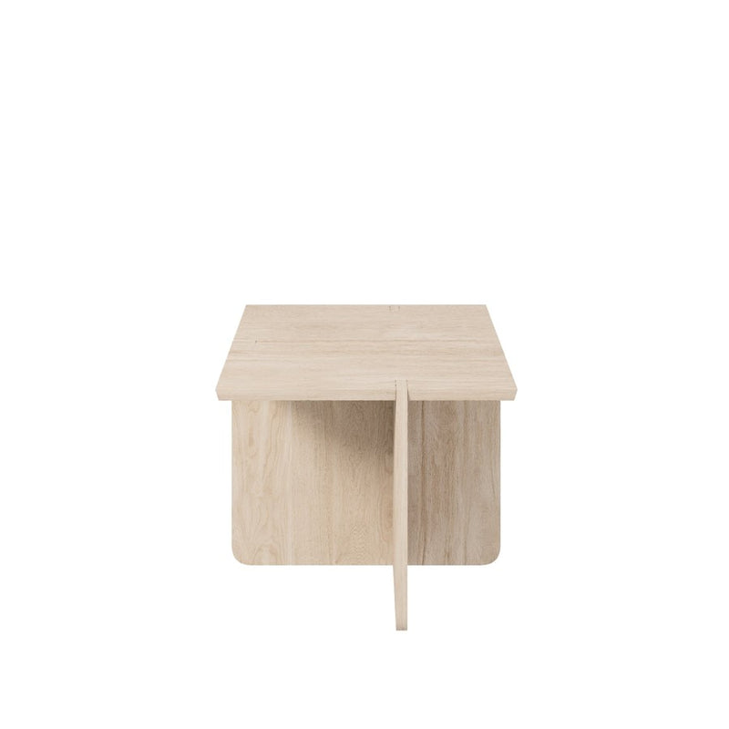 Blomus Engawa White Oiled Natural Oak Side Table, Small