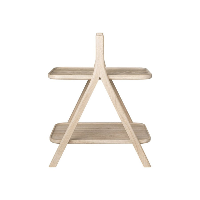 Blomus Eta Oak Side Table/Shelves, Natural Oak