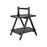 Blomus Eta Oak Side Table/Shelves, Black