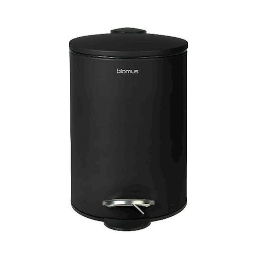 Blomus Tubo Pedal Bin Wastepaper Basket, 3L, Black