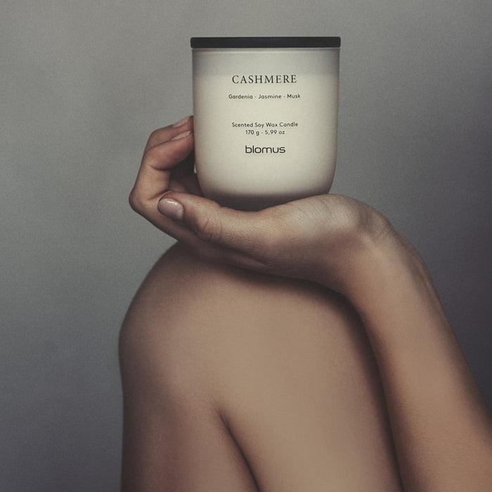 Blomus Tuoksu Scented Candle/Small, Wood (Sandalwood/Lily Of The Valley)