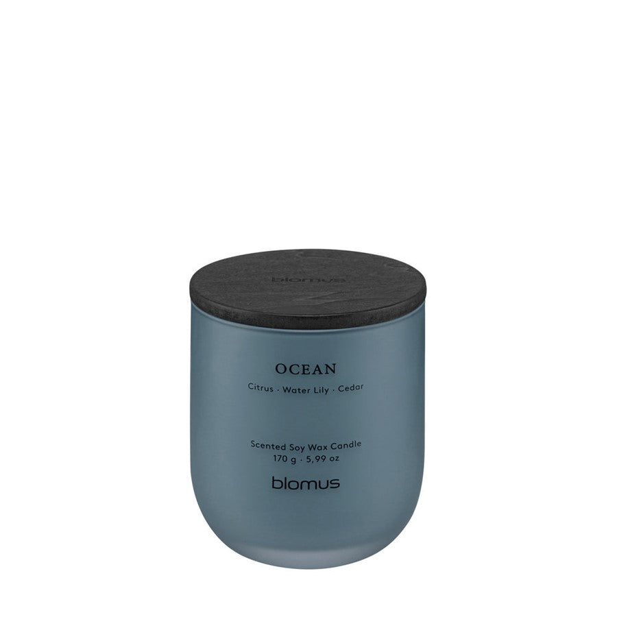 Blomus Tuoksu Scented Candle/Small, Ocean (Citrus/Water Lily/Cedar)