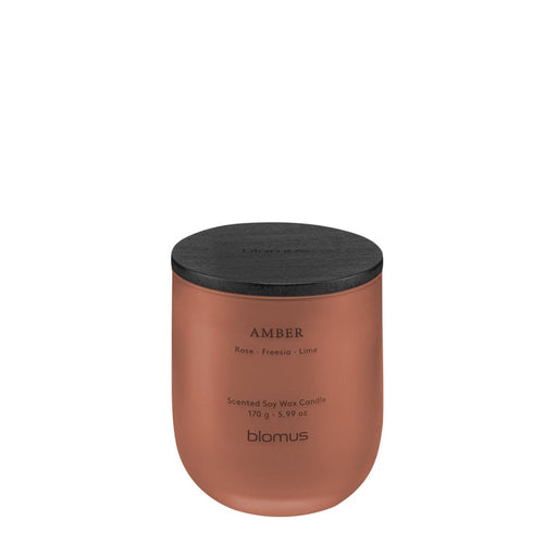 Blomus Tuoksu Scented Candle/Small, Amber (Rose/Freesia/Lime)