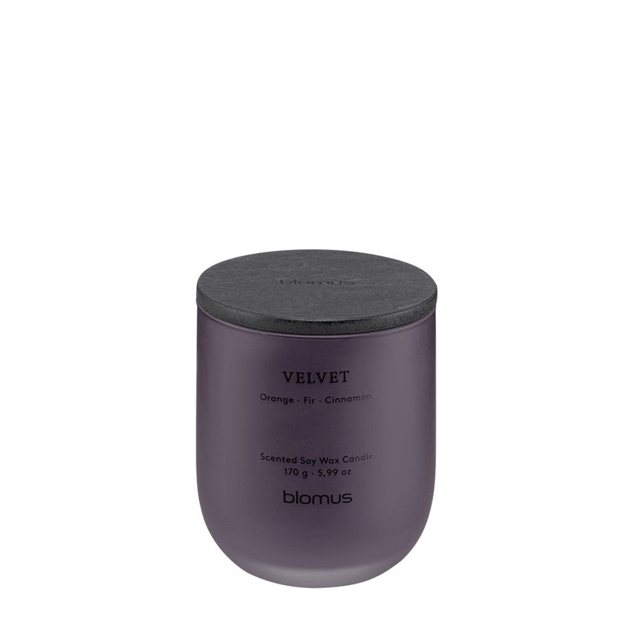 Blomus Tuoksu Scented Candle/Small, Velvet (Orange/Fir/Cinnamon)