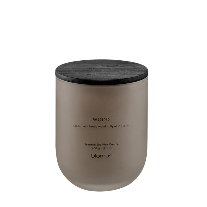 Blomus Tuoksu Scented Candle/Large, Wood (Sandalwood/Lily Of The Valley)