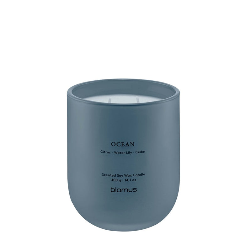 Blomus Tuoksu Scented Candle/Large, Ocean (Citrus/Water Lily/Cedar)