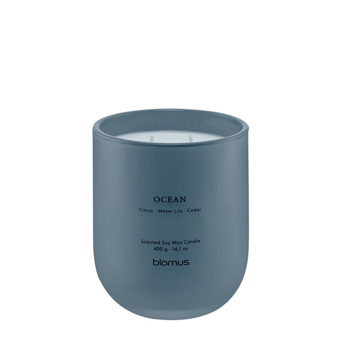 Blomus Tuoksu Scented Candle/Large, Ocean (Citrus/Water Lily/Cedar)