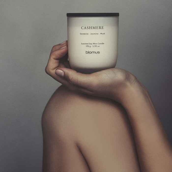 Blomus Tuoksu Scented Candle/Large, Velvet (Orange/Fir/Cinnamon)