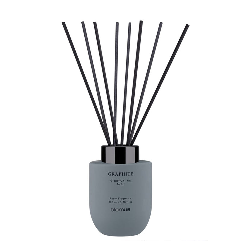 Blomus Tuoksu Fragrance Set, Graphite (Grapefruit/Fig/Tonka)