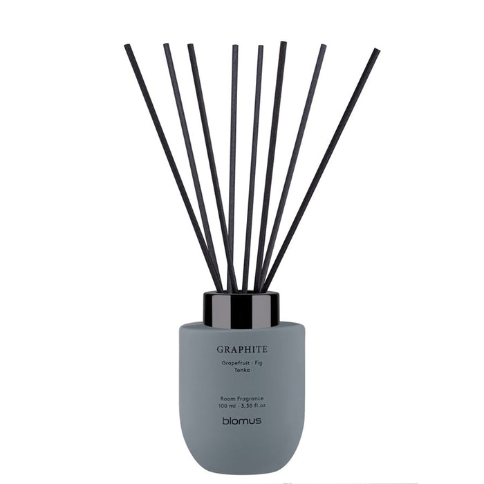 Blomus Tuoksu Fragrance Set, Graphite (Grapefruit/Fig/Tonka)