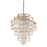 Corbett Lighting Dolce 12 Lt Pendant, Champagne/Capiz/Crystals