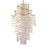 Corbett Lighting Dolce 19 Lt Chandelier, Champagne/Capiz/Crystals