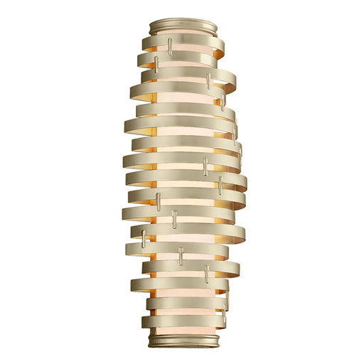 Corbett Lighting Vertigo 3 Lt Wall Mount, Large, Silver/Citrine Ice