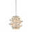 Corbett Lighting Vertigo 1 Light Pendant, Warm Silver Leaf