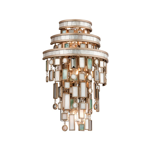 Corbett Lighting Dolcetti 3 Light Wall Sconce, Champagne Leaf