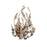 Corbett Lighting Graffiti 1 Light Wall Sconce, Silver Leaf