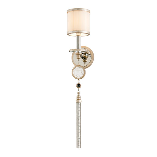 Corbett Lighting Bliss 1 Light Wall Sconce, Topaz Leaf/White Pearl