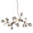 Corbett Lighting Element 20 Light Linear Chandelier, Vienna Bronze