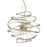 Corbett Lighting Calligraphy 2 Lt Pendant, Silver/Clear Prysmatic