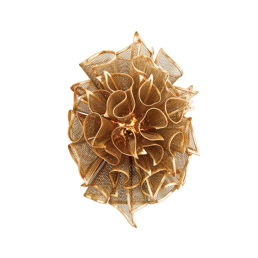 Corbett Lighting Pulse 4Lt Wall Sconce, Gold Leaf - 218-11-GL