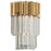 Corbett Lighting Charisma 2 Lt Sconce, Gold/Stainless Crystal