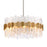 Corbett Lighting Ciro 8 Light Chandelier, Silver Stainless/Clear