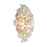 Corbett Lighting Jasmine 1 Light Wall Sconce, Gold Leaf/Clear