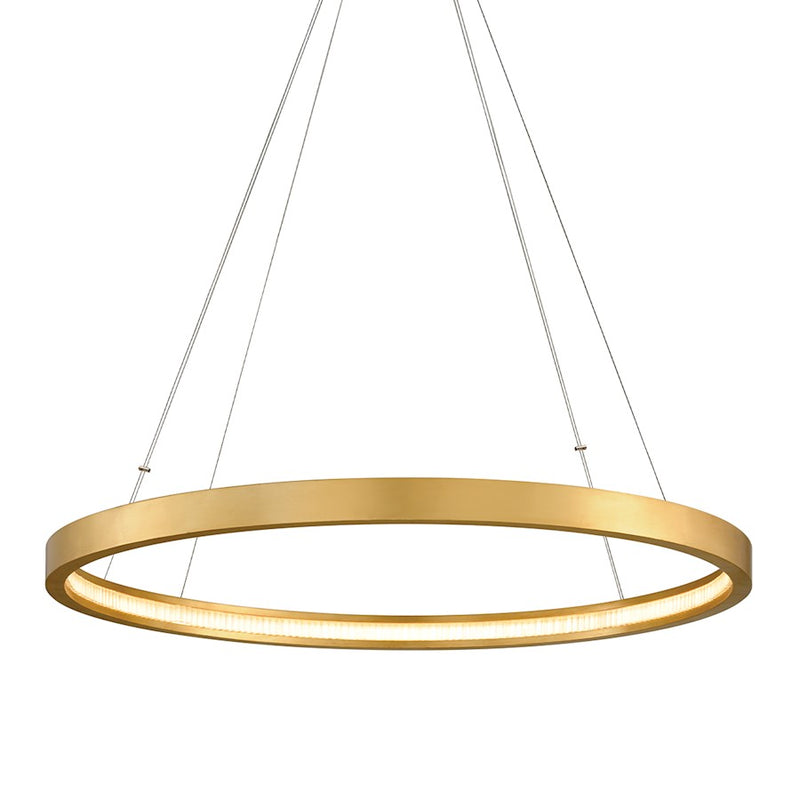 Corbett Lighting Jasmine 1 Light Chandelier, Gold Leaf