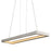 Corbett Lighting Jasmine 1 Lt 14" Linear Chandelier, Silver Leaf