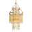 Corbett Lighting Kiara 8 Light Chandelier, Gold Leaf - 286-08-GL