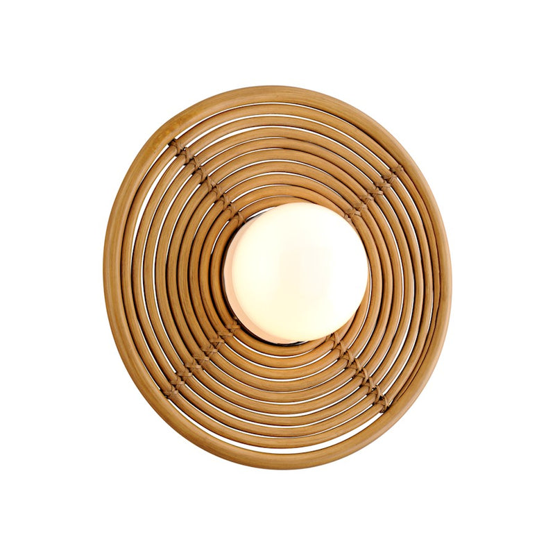 Corbett Lighting Hula Hoop 1 Light Wall Sconce, Stainless Steel