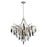 Corbett Lighting Nera Light Chandelier, Blackened Silver Leaf/Smoke